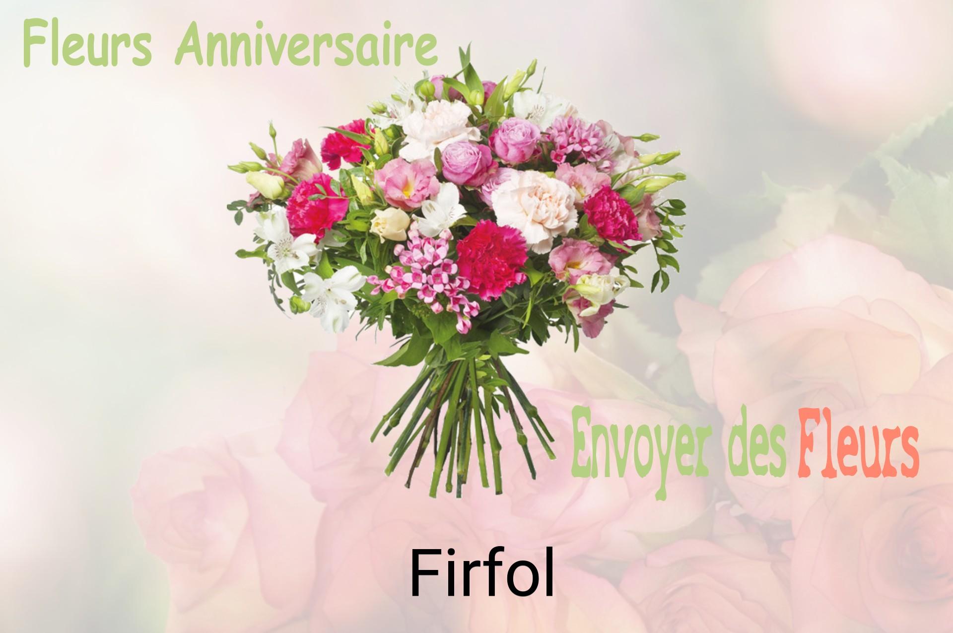Bouquet de fleurs d’anniversaire livré à Firfol