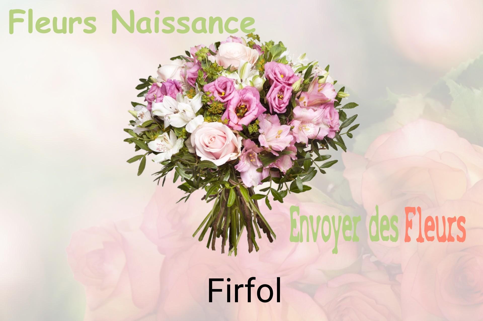 Bouquet de fleurs de naissance livré à Firfol